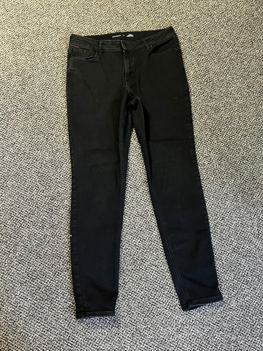 Women's Old Navy Black Jeans Pants Super Skinny Size 8 Rockstar
